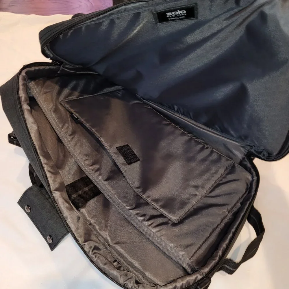Soho New York Duane Hybrid Briefcase Backpack NO CROSSBODY STRAP
